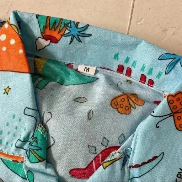 Kids dinosaurs pajamas unisex NEW without tags - Picture 4 of 10